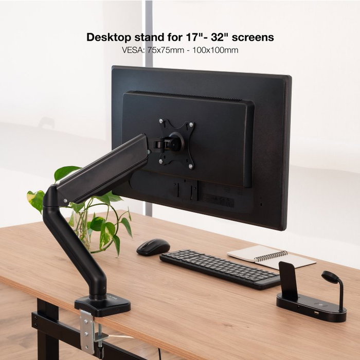 Tooq Soporte de Mesa para Monitor DB5032TNR-B hasta 9kg Tooq Soporte de Mesa para Monitor DB5032TNR-B hasta 9kg